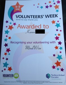 Volunteering Certificate